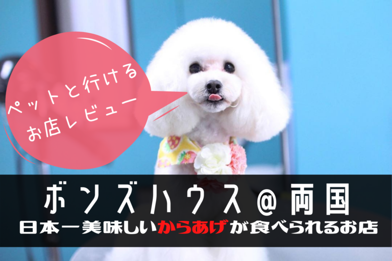 ペット同伴可能 ボンズハウス Bonds House 両国 蔵前にある両国 蔵前にある日本一美味しいからあげが食べられるお店