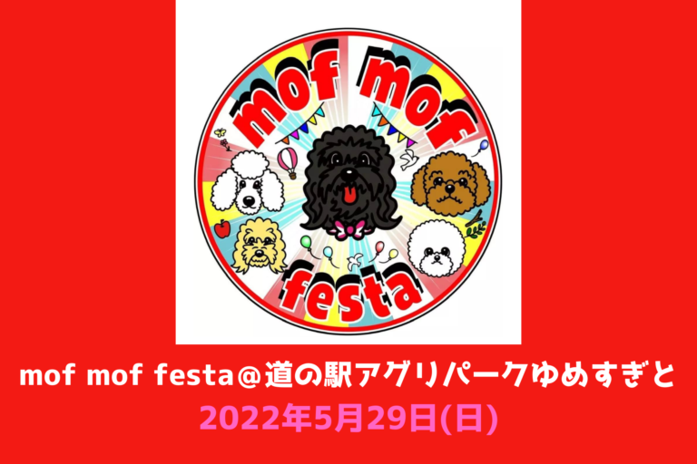 mof mof festa＠道の駅アグリパークゆめすぎと、2022年5月29日(日)