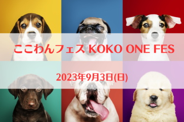 ここわんフェス KOKO ONE FES（2023年9月3日(日)）｜九州災害時動物救護センター（大分県玖珠郡）